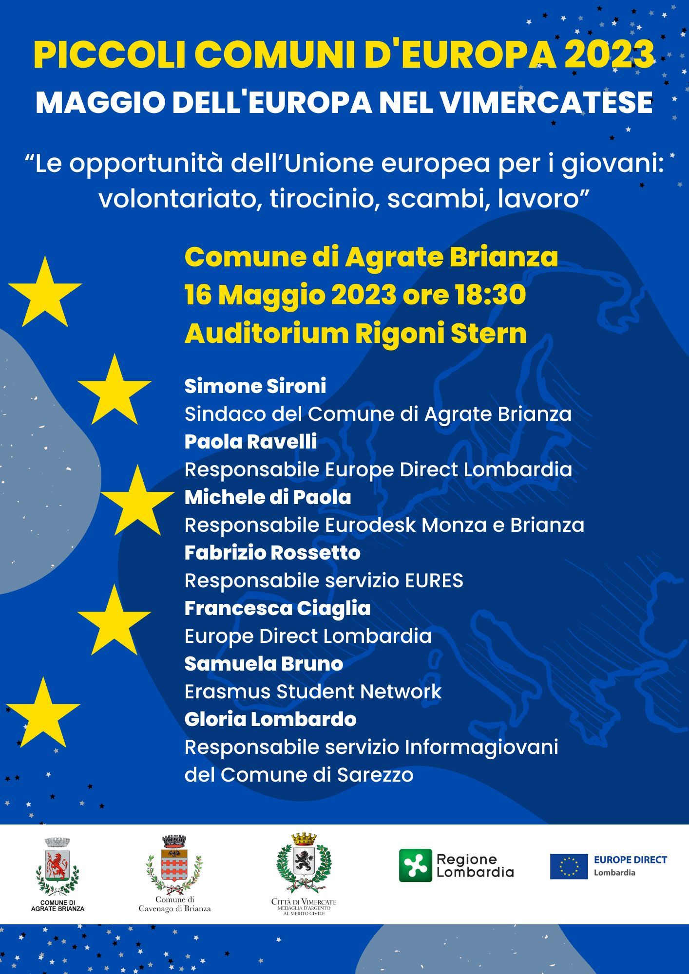 Comune di Agrate Brianza - 16.05.2023 - ore 18.30 Auditorium Rigoni Stern