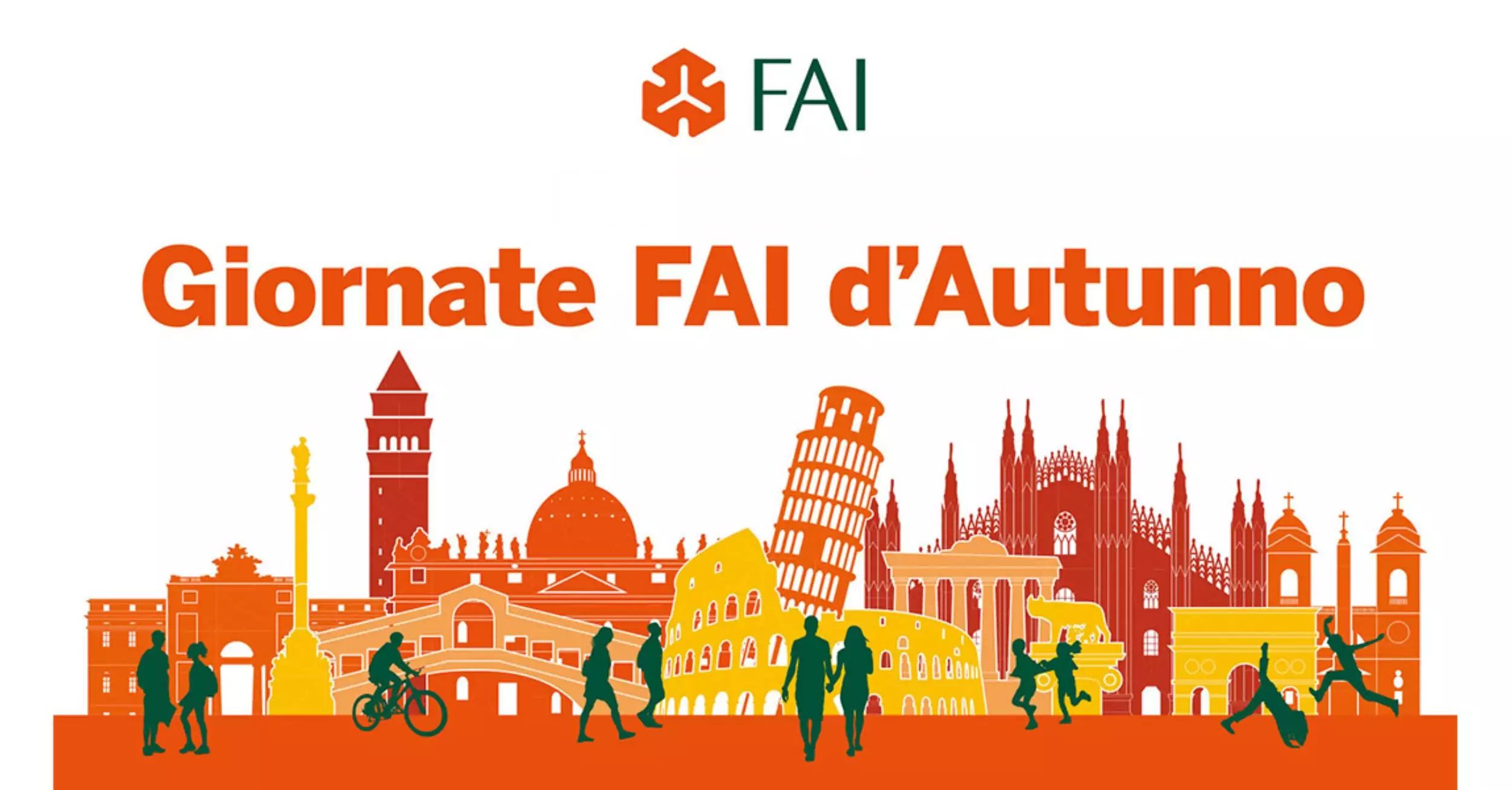 Sabato 12 e domenica 13 ottobre 2024 tornano per la tredicesima edizione le Giornate FAI d’Autunno, uno dei più importanti e amati eventi di piazza dedicati al patrimonio culturale e paesaggistico del nostro Paese, organizzato dal FAI.