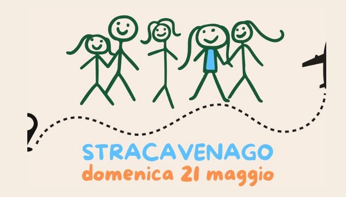 Annuale appuntamento con la STRACAVENAGO a cura del comitato genitori di Cavenago di Brianza con il patrocinio dell'Amministrazione Comunale.