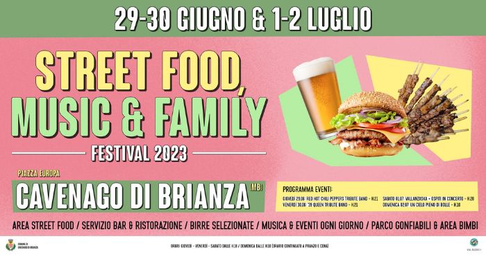 Immagine che raffigura Street Food, Music & Family Festival 2023