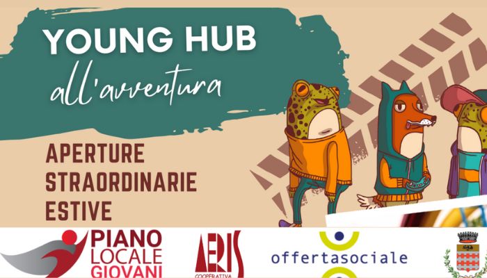 Immagine che raffigura Young Hub - Aperture straordinarie estive